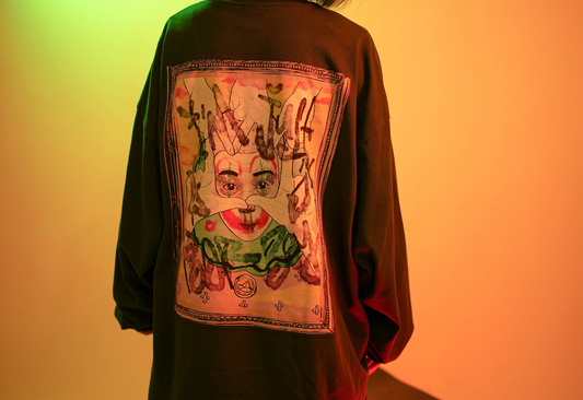 <看破小丑 > 長袖TEE + Love Messenger Necklace 項鍊: