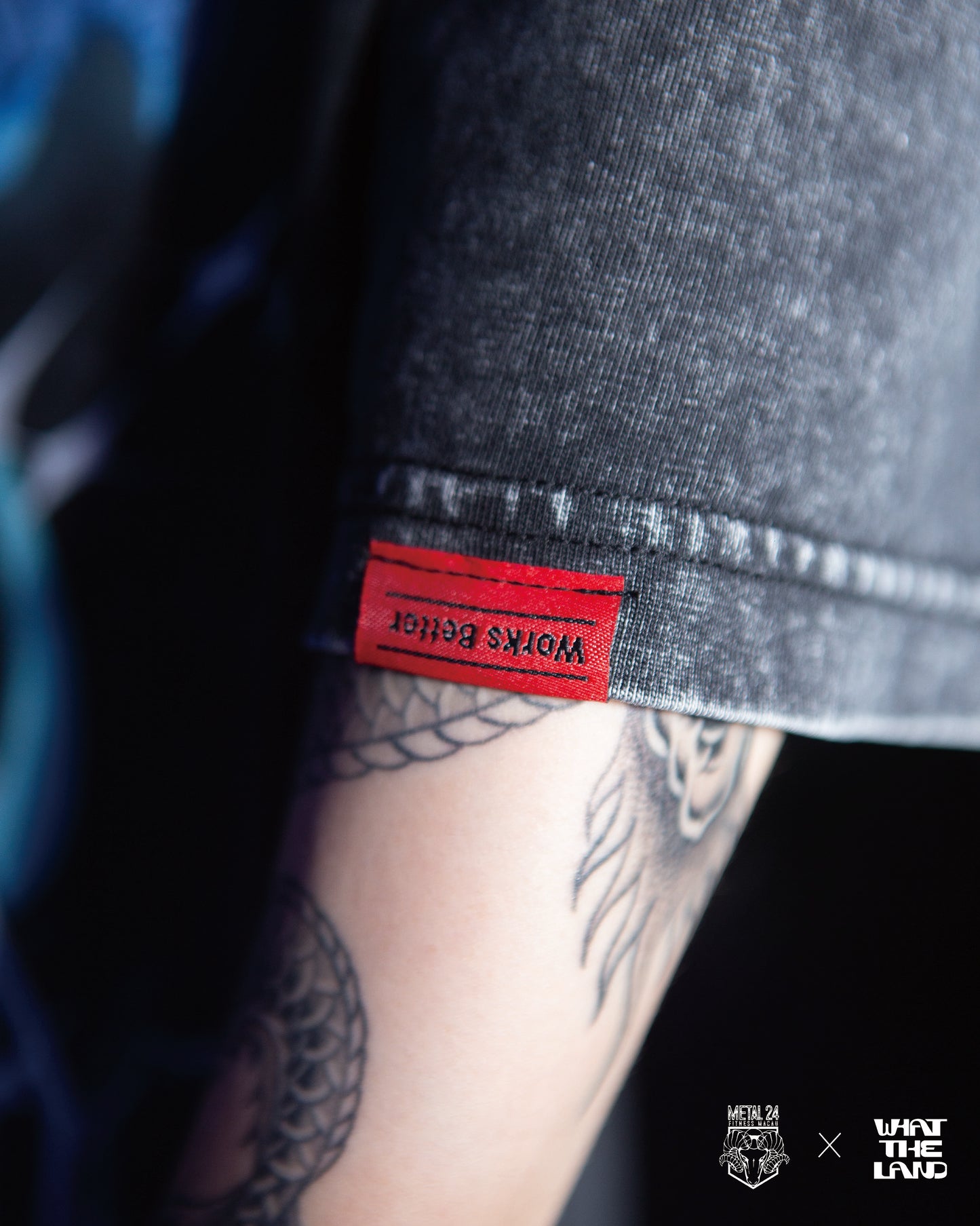 PIBG2038 x Metal Fitness x What the land🖤聯乘合作企劃!!